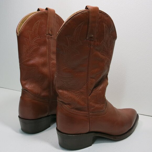 Texas Brand 7864 Oil Tanned Leather Men\'s Kicker Cowboy Western Boots Shoes 8 D main image 6